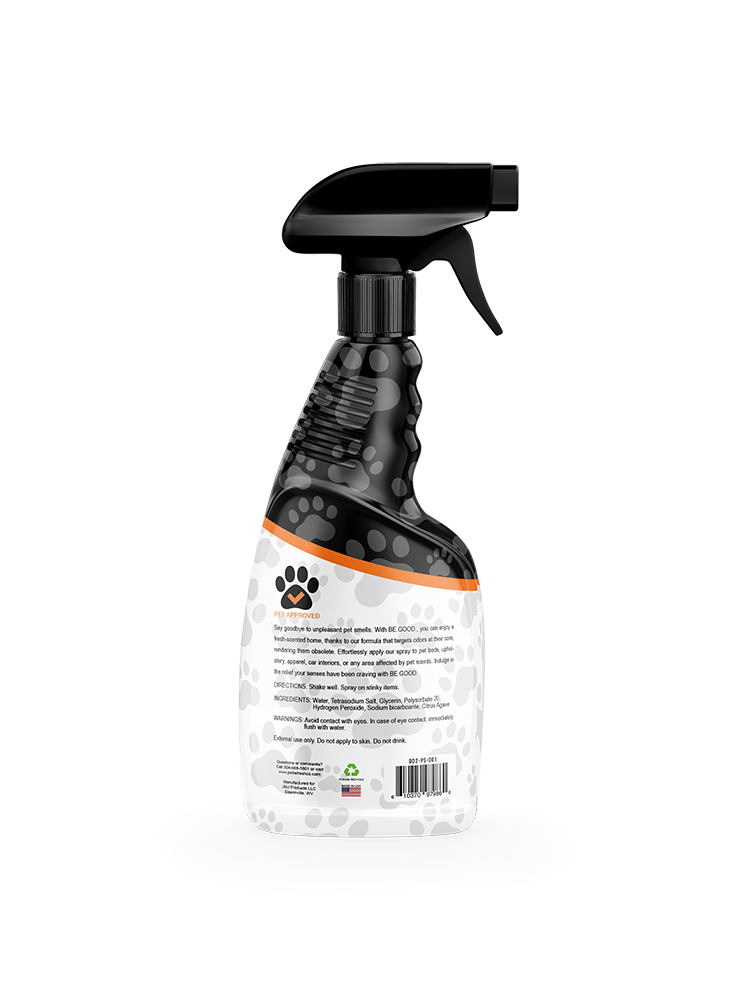 BE.GOOD. Pet Odor Neutralizing Spray - Pumpkin Spice Buttercream, 16oz - Dog Urine Odor Eliminator - Cat Odor Eliminator